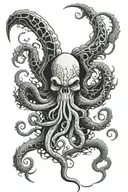 cthulhu mythos tattoo design idea