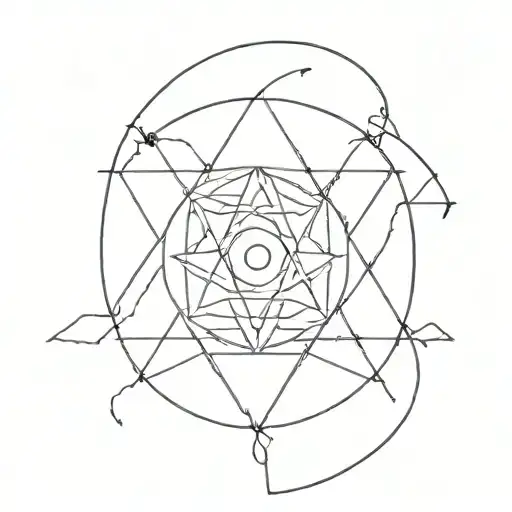 something gnostic, kinda mental health related, idk surprise me, ocd tattoo design idea