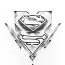 Superman tattoo design idea
