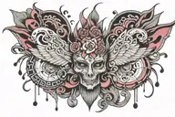 pain is inevitable suffering is optional tattoo design idea