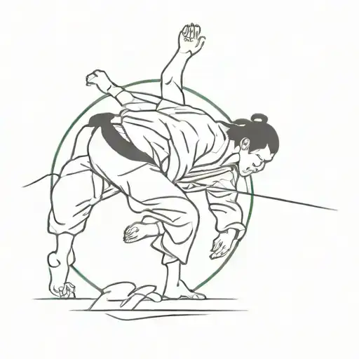 judo tattoo design idea