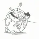 judo tattoo design idea