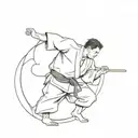 judo tattoo design idea