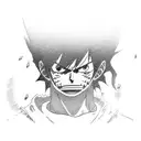 anime luffy tattoo design idea