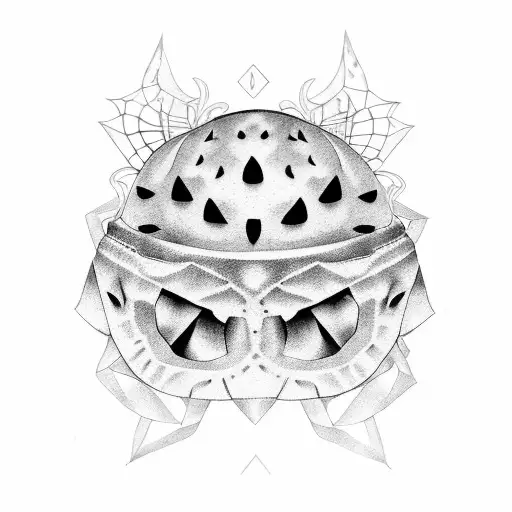 watermelon tattoo design idea