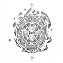 watermelon tattoo design idea