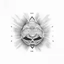 watermelon tattoo design idea