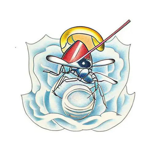 ant tattoo design idea