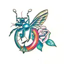 ant tattoo design idea