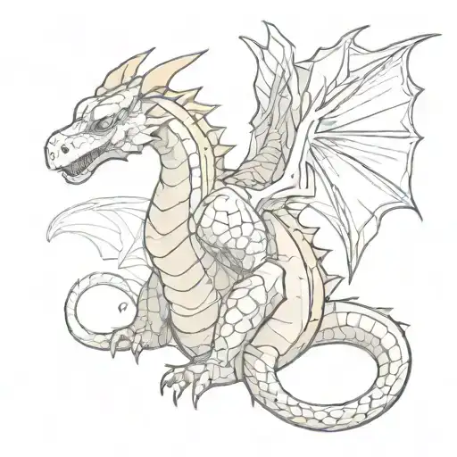 dragonite tattoo design idea
