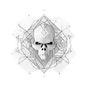 A hacker symbolized as a ghostly figure surrounded by lines of code in a notebook tattoo design idea