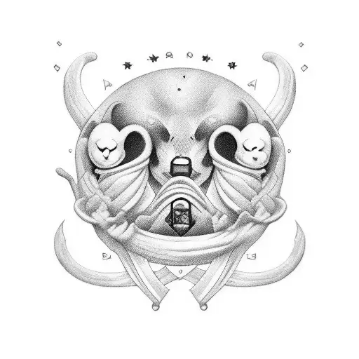 mano de bebe tomado de la mano de la mama tattoo design idea