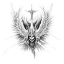 Angewomon and Angemon tattoo design idea