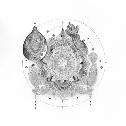 umbanda tattoo design idea