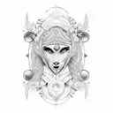 umbanda tattoo design idea