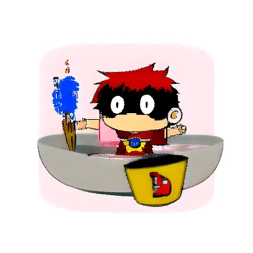 Cook super hero tattoo design idea