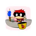 Cook super hero tattoo design idea