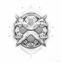 softball #44 tattoo design idea