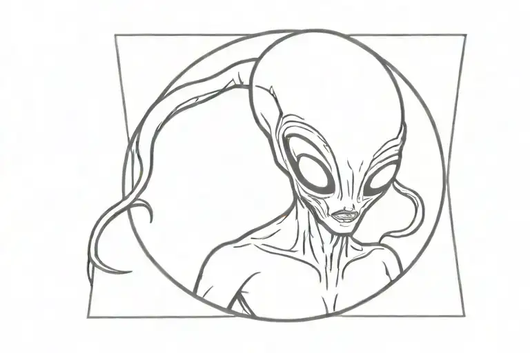 alien superstar song tattoo design idea