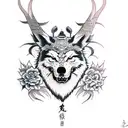 lobo tattoo design idea