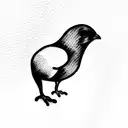 Chick tattoo design idea