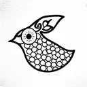 Chick tattoo design idea