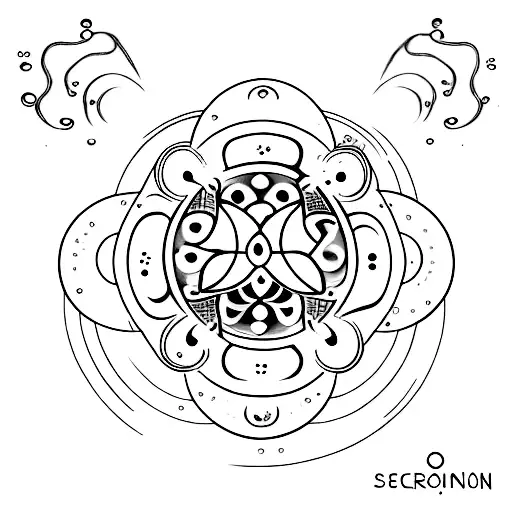 semicolon with water and air symbols  tattoo design idea