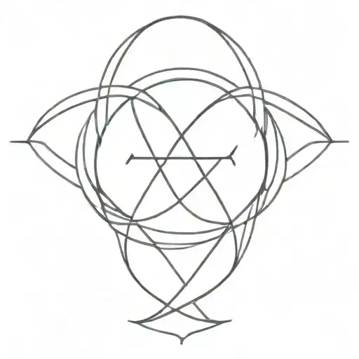 women strength courage brave beautiful symbol intertwined tattoo design idea