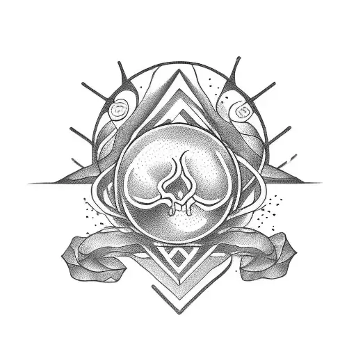 womb tattoo with egg  tattoo design idea