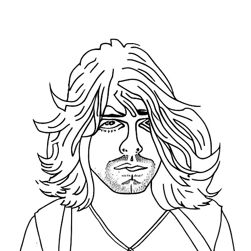 Kurt cobain  tattoo design idea
