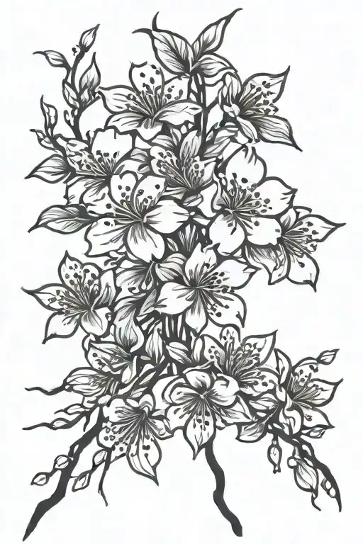 Cherry Blossom tattoo design tattoo design idea