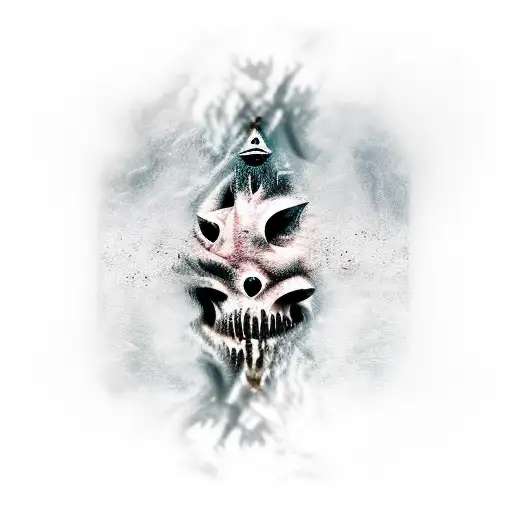 dark souls, original, abstract, meaningful tattoo design idea
