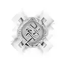 RN logo tattoo design idea