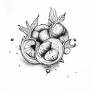 hazelnut  tattoo design idea