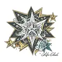 Stars tattoo design idea