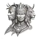 the Inca trilogy tattoo design idea