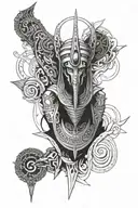 Osiris tattoo design idea