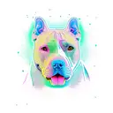 pitbull tattoo design idea