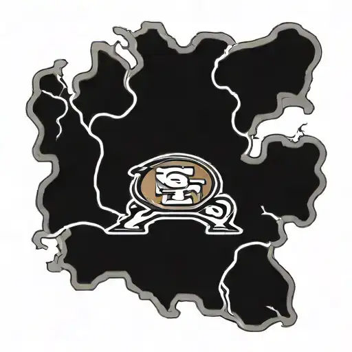 49ers logo transformed tattoo design idea