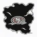 49ers logo transformed tattoo design idea