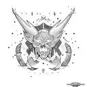 Crossed Tomahawks tattoo design idea