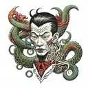Sleev in Lovecraft inspired tattoo design idea