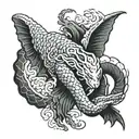 Sleev in Lovecraft inspired tattoo design idea