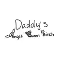 daddy's angel queen bitch tattoo design idea