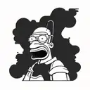 Homer Simpson  tattoo design idea