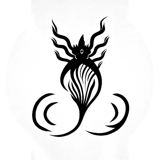Nine-Tails Ho tattoo design idea