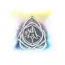 Harry Potter hogwarts deathly hallows tattoo design idea