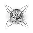 Harry Potter hogwarts deathly hallows tattoo design idea