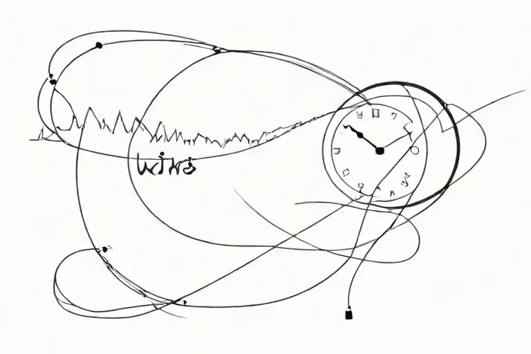 withstands time, distance & silence tattoo design idea