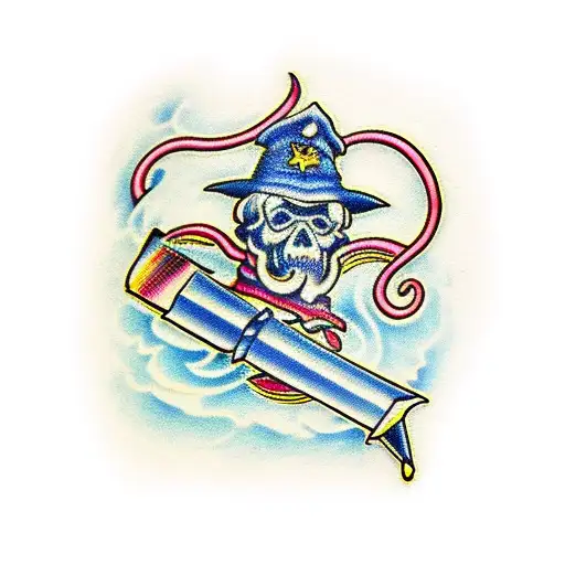 wizard  tattoo design idea